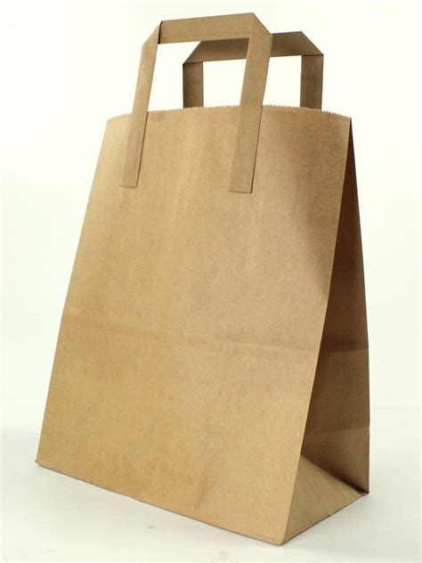 Flat Handle Cal A Paper Bag Food Custom Brown Bags Custom Printed Flat Kraft Bread Flat Handle Cal A Paper Bag Food Custom Brown Bags Custom Printed Flat Kraft Bread