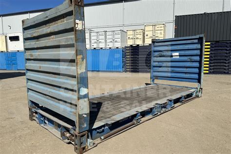 Flat Rack Collapsible 20 12 Onesource Worldwide Logistics