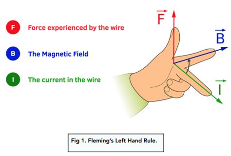 Fleming S Left Hand Rule Of Electromagnetism Motor Effect Study Com