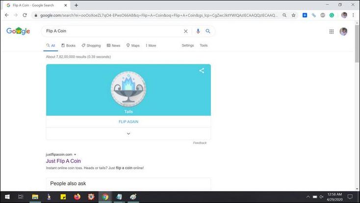 Flip A Coin A Google Trick That You Must Try