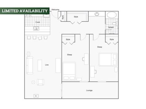 Floor Plan And Availability The Social West Apartment Homes For Rent
