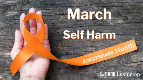 Florida Center For Early Childhood March Is Self Harm Awareness Month