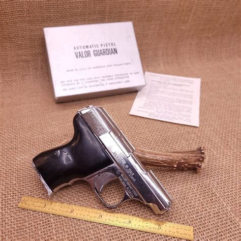 Florida Firearms Valor Guardian 25 Acp Automatic Pistol Chrome U S A Italy Old Arms Of Idaho Llc