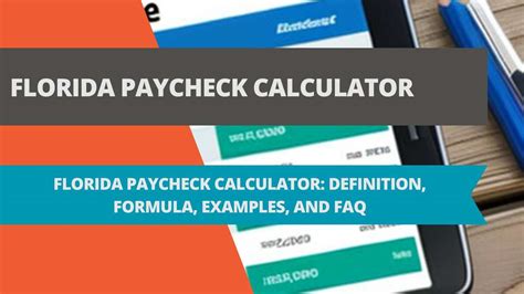 Florida Paycheck Calculator Tool