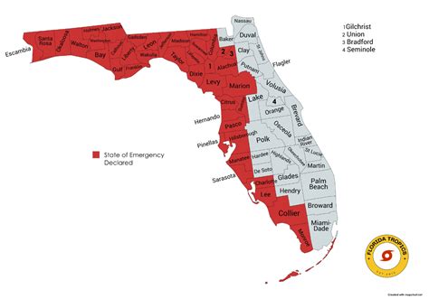 Florida State Of Emergency Counties