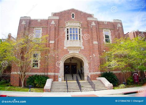 Florida State University Campus Building Editorial Image Image Of