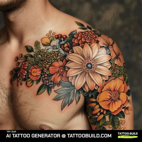 Flower Chest Tattoo For Male 12 Lovely Ideas Shoulder Sleeve Tattoos Flower Chest Tattoo For Male 12 Lovely Ideas Shoulder Sleeve Tattoos