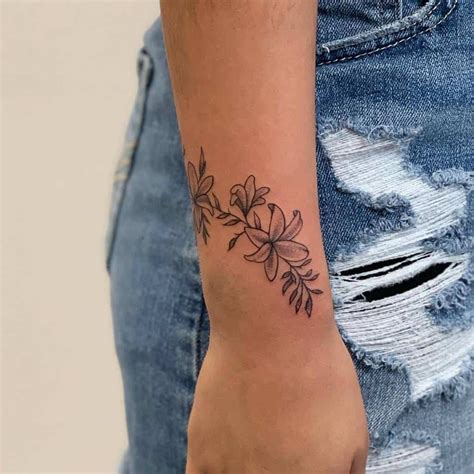 Flower Tattoos On Wrist