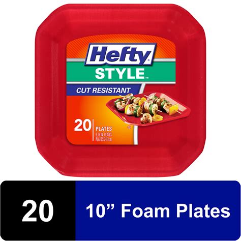 Foam Square Plates