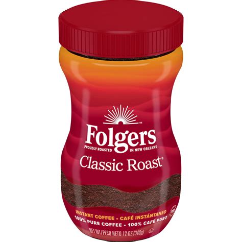 Folgers Classic Roast Instant Coffee 12 Ounces Pack Of 6 Martexplore Com Folgers Classic Roast Instant Coffee 12 Ounces Pack Of 6 Martexplore Com
