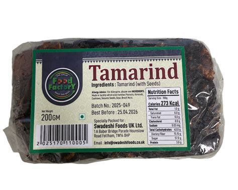 Food Factory Tamarind 200G Exoticestore