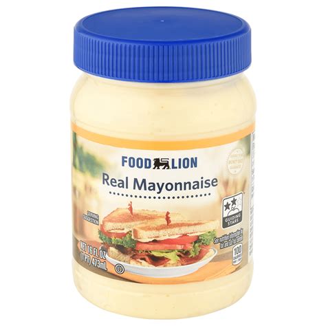 Food Lion Real Mayonnaise 16 Fl Oz Delivery Or Pickup Near Me Instacart