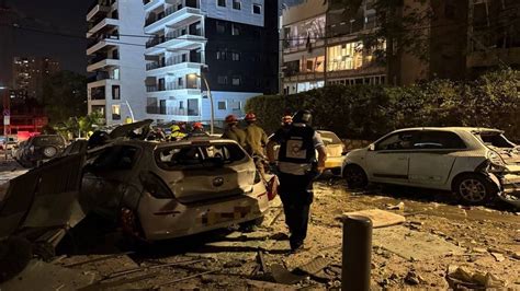 Footage Captures Massive Destruction In Tel Aviv After Barrage Of