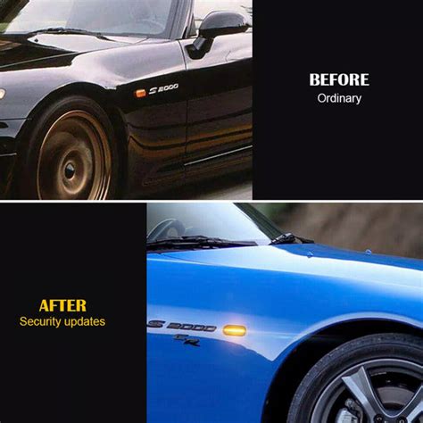 For 1996 2000 Honda Civic 97 00 Cr V 95 99 Ballade 95 99 Civic Hatchback Sedan Dynamic Led Side Marker Light