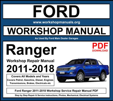 Ford Ranger Maintaince And Repair Manual Pdf Download Manualslib Ford Ranger Maintaince And Repair Manual Pdf Download Manualslib