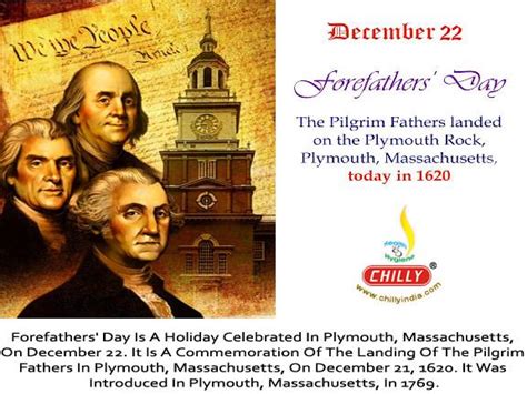 Forefathers Day The Forgotten Pilgrim Holiday The Boston Globe