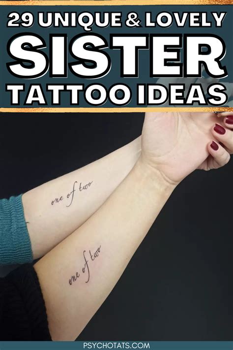 Forever Linked 10 Meaningful Sister Tattoos Ideas For Eternal