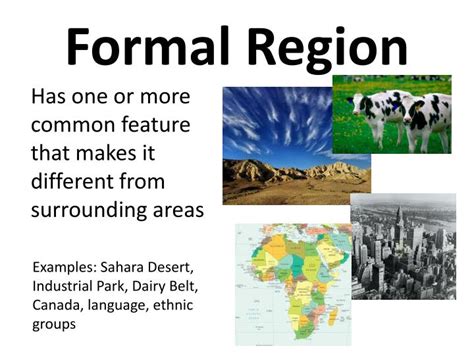 Formal Region Definition Example