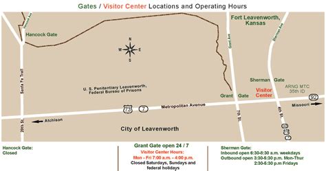 Fort Leavenworth Gate Information Access Hours Fort Leavenworth Gate Information Access Hours