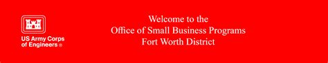 Fort Worth District Business With Us Office Of Small Business Programs