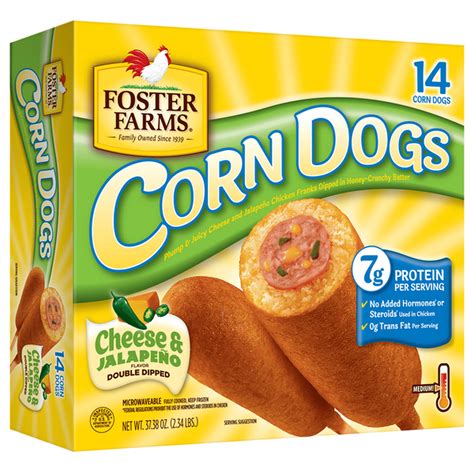 Foster Farms Corn Dog Cheese Amp Jalapeno 37 38 Oz Albertsons