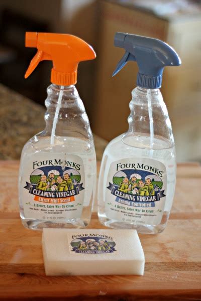 Four Monks Cleaning Vinegar A Natural Way To Clean Clever Housewife
