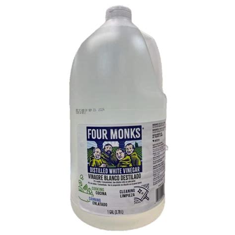 Four Monks Distilled White Vinegar 2 Pack 2 256Oz 7 57L