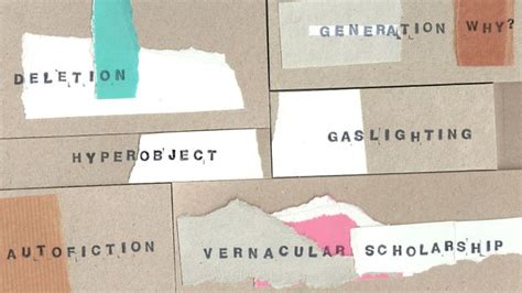 Fourteen Words That Define The Present Bbc Culture