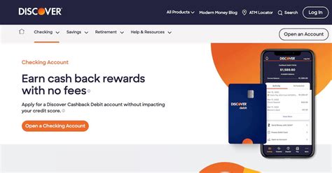 Free Checking Account No Fee Cashback Debit Discover