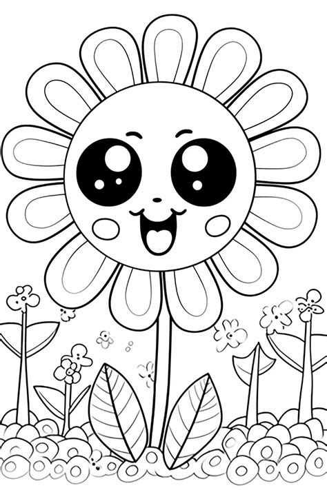 Free Printable Flower Coloring Pages For Kids