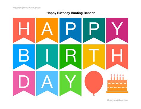 Free Printable Happy Birthday Banner Templatesfree Printable Happy