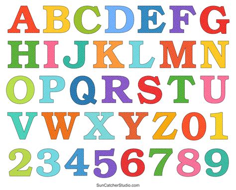 Free Printable Large Alphabet Letters