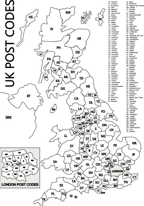 Free Printable Map Of Uk Postcodes Download Free Printable Map Of Uk