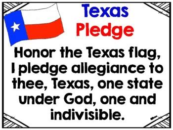 Free Texas Pledge By Bravo Teachers Pay Teachers Free Texas Pledge By Bravo Teachers Pay Teachers