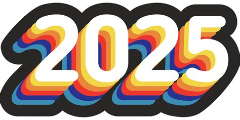 Free Year 2025 Vector Art Download 24 Year 2025 Icons Amp Graphics