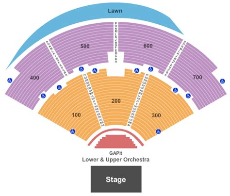Freedom Hill Amphitheatre Seating Chart