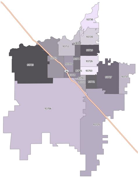 Fresno Zip Code Map Gis Geography Fresno Zip Code Map Gis Geography