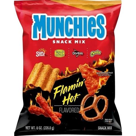 Frito Lay Munchies Snack Mix Flamin Hot Sun Chips Doritos Cheetos Pretzels 1 Ct Frito Lay Munchies Snack Mix Flamin Hot Sun Chips Doritos Cheetos Pretzels 1 Ct