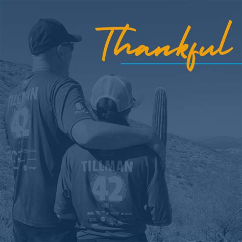 From Ptf To You Thank You Pat Tillman Foundation