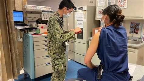 Front Line Healthcare Workers At Naval Medical Center Portsmouth