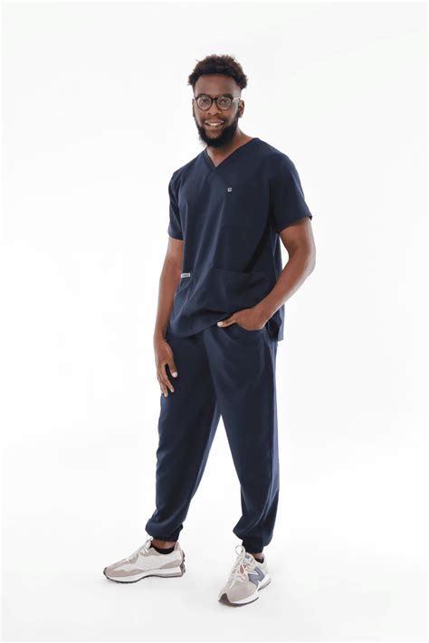 Frontrunner Mens Navy Jogger Pants Scrubos Frontrunner Mens Navy Jogger Pants Scrubos