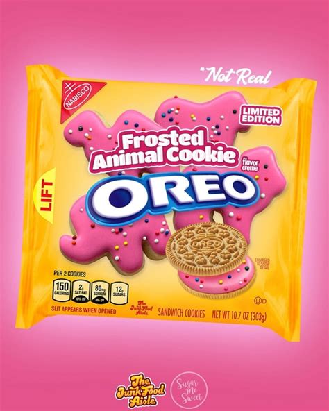 Frosted Animal Cookie Oreos Are Not Real But They Should Be The Junk Food Aisle