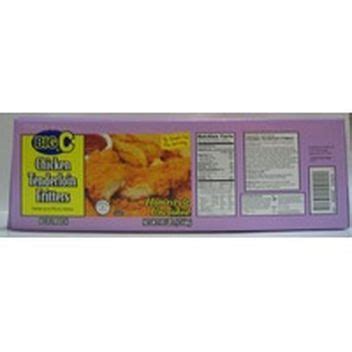 Frozen Big C Chicken Breast Strips 10 Lb Box