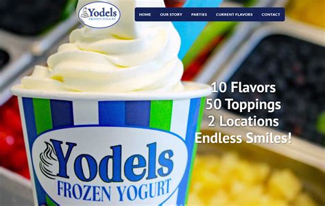 Frozen Yogurt Shop Yodels Frozen Yogurt