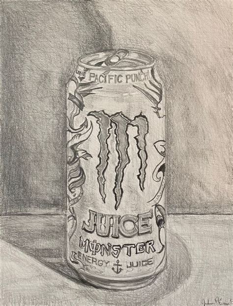Fruit Punch Monster Energy Drink J Eneas Art Drawings