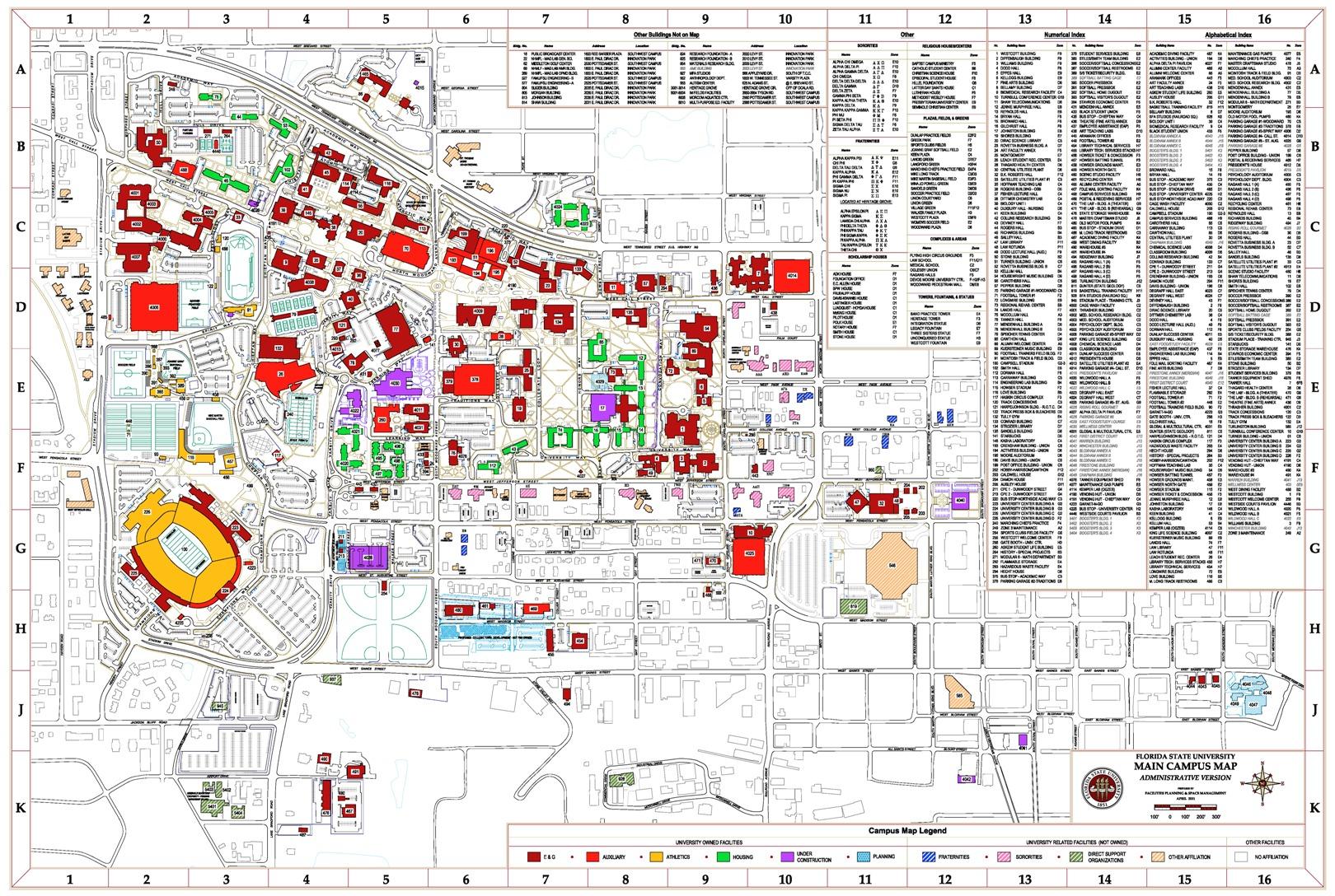 Fsu Campus Map Share Map