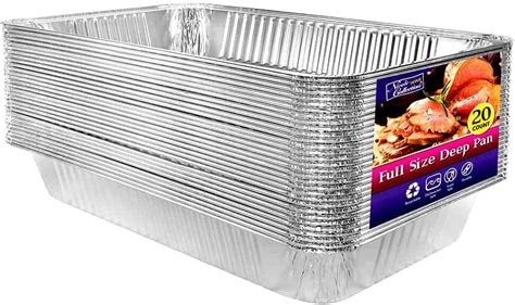 Full Size Heavy Duty Foil Pans 3 3 8 Deep 50 Case