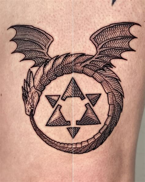 Fullmetal Alchemist Ouroboros By Zenger Tattoo In Wilmington Nc R Tattoo