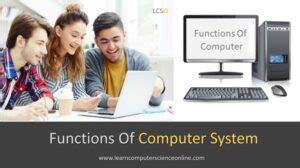 Functions Of Computer Beginners Guide To Computer Functions Functions Of Computer Beginners Guide To Computer Functions