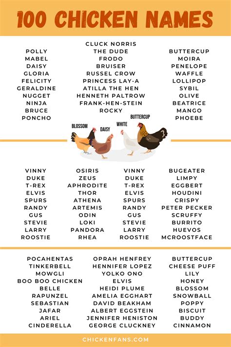 Funny Chicken Names